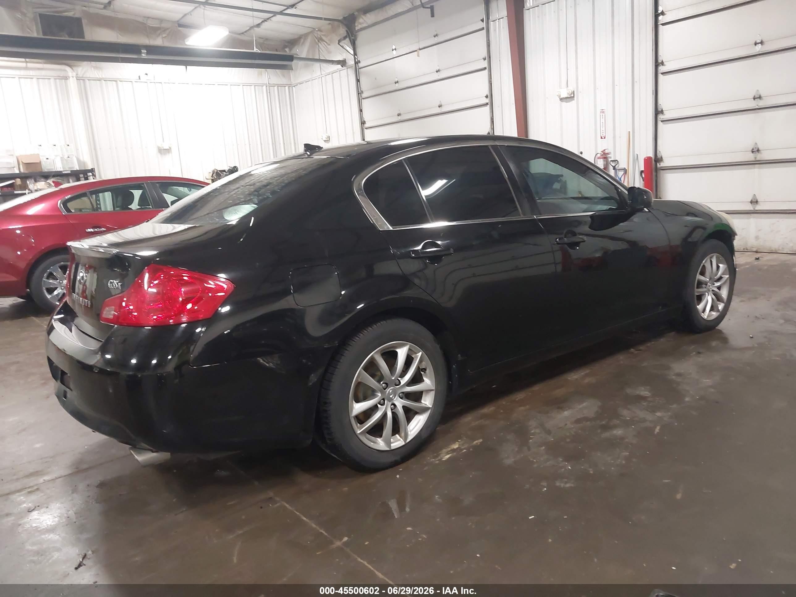 2007 Infiniti G35x   Black vin: JNKBV61F27M802583