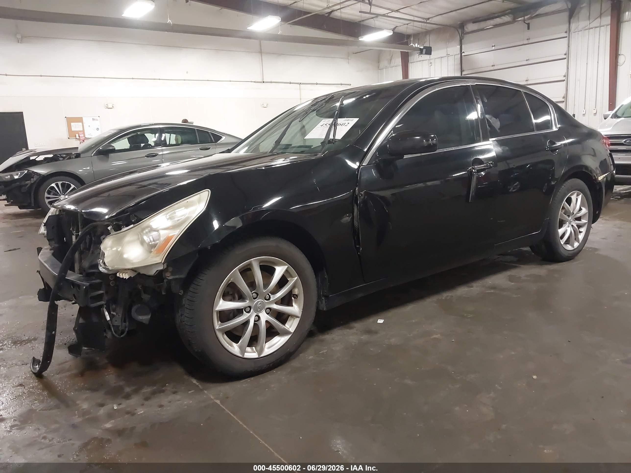 2007 Infiniti G35x   Black vin: JNKBV61F27M802583
