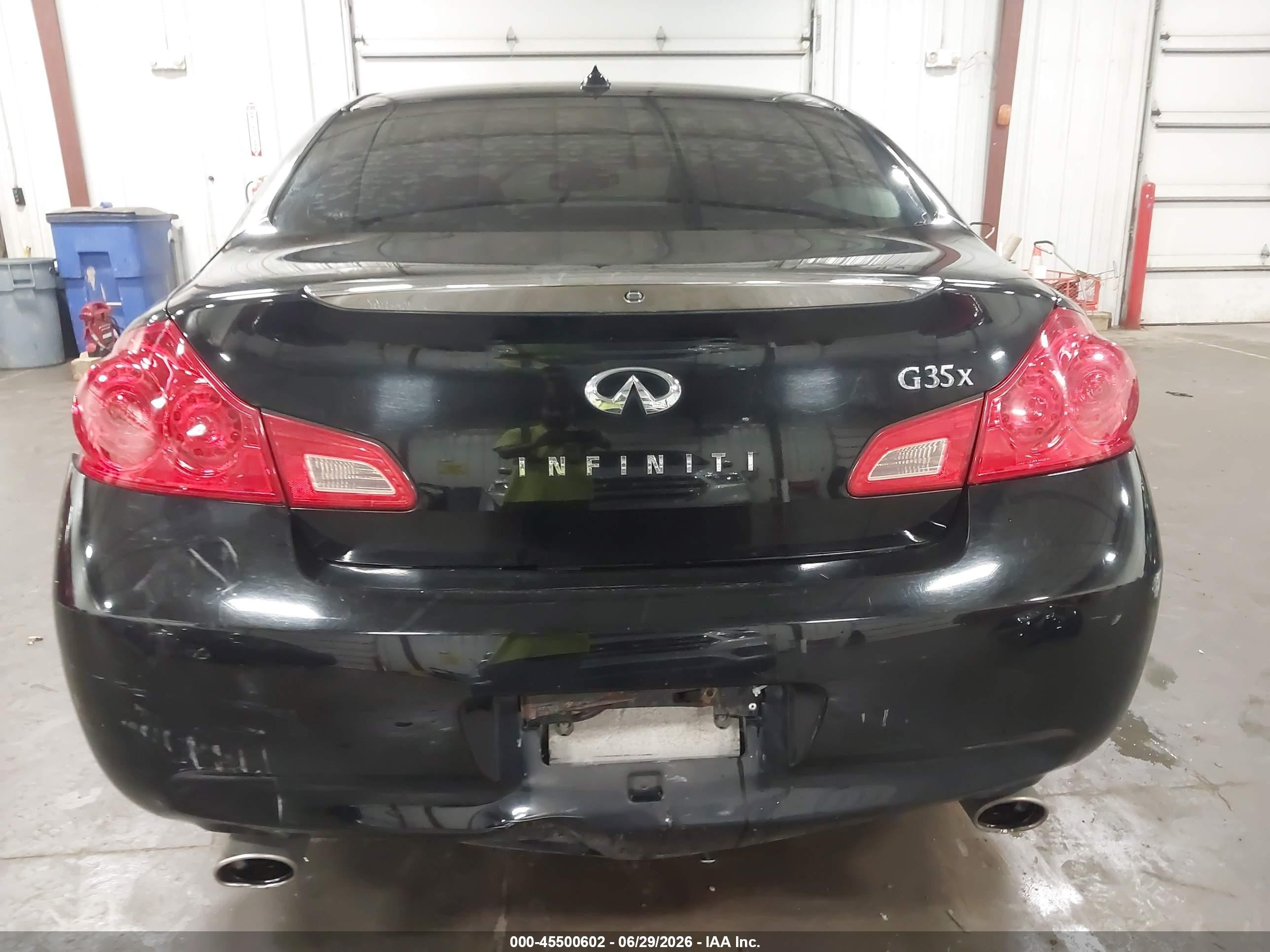 2007 Infiniti G35x   Black vin: JNKBV61F27M802583