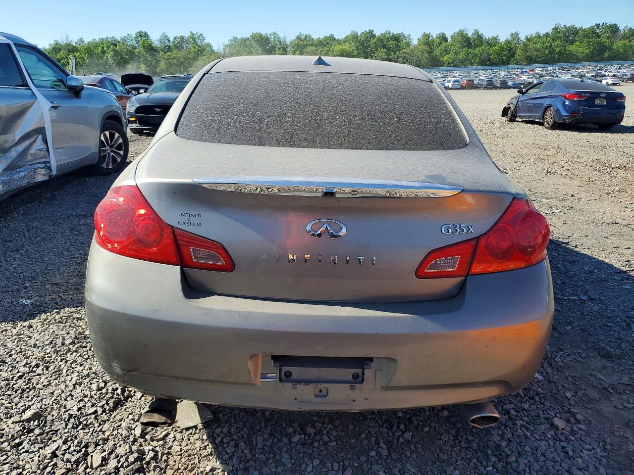 2008 Infiniti G35 X Серый vin: JNKBV61F28M250116