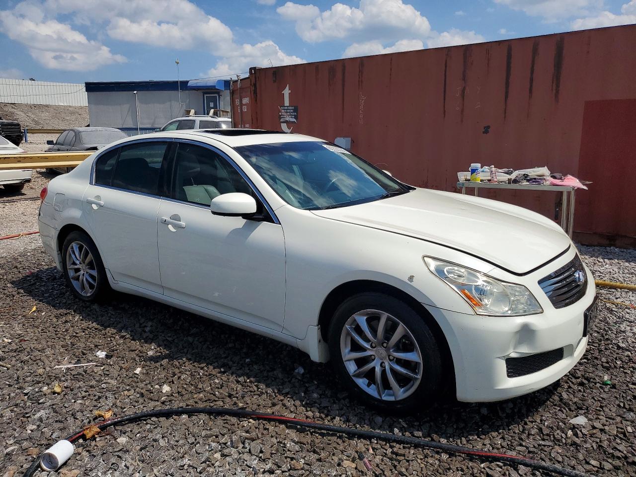 2008 Infiniti G35 X White vin: JNKBV61F28M255509