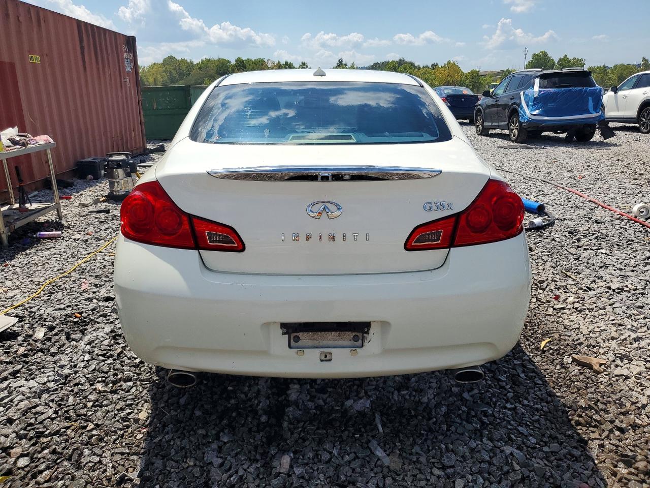 2008 Infiniti G35 X White vin: JNKBV61F28M255509
