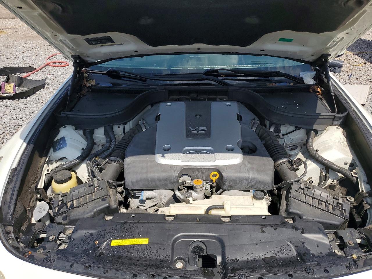 2008 Infiniti G35 X White vin: JNKBV61F28M255509