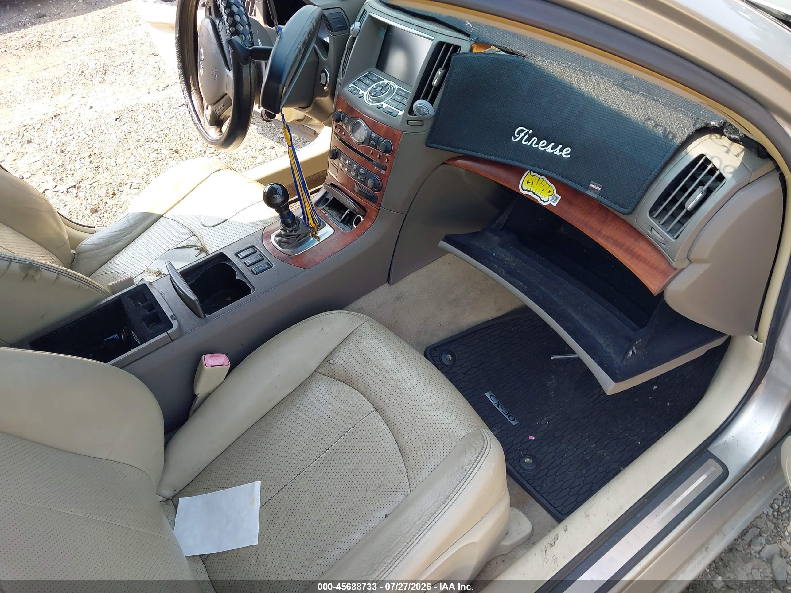 2008 Infiniti G35x   Gray vin: JNKBV61F28M259141