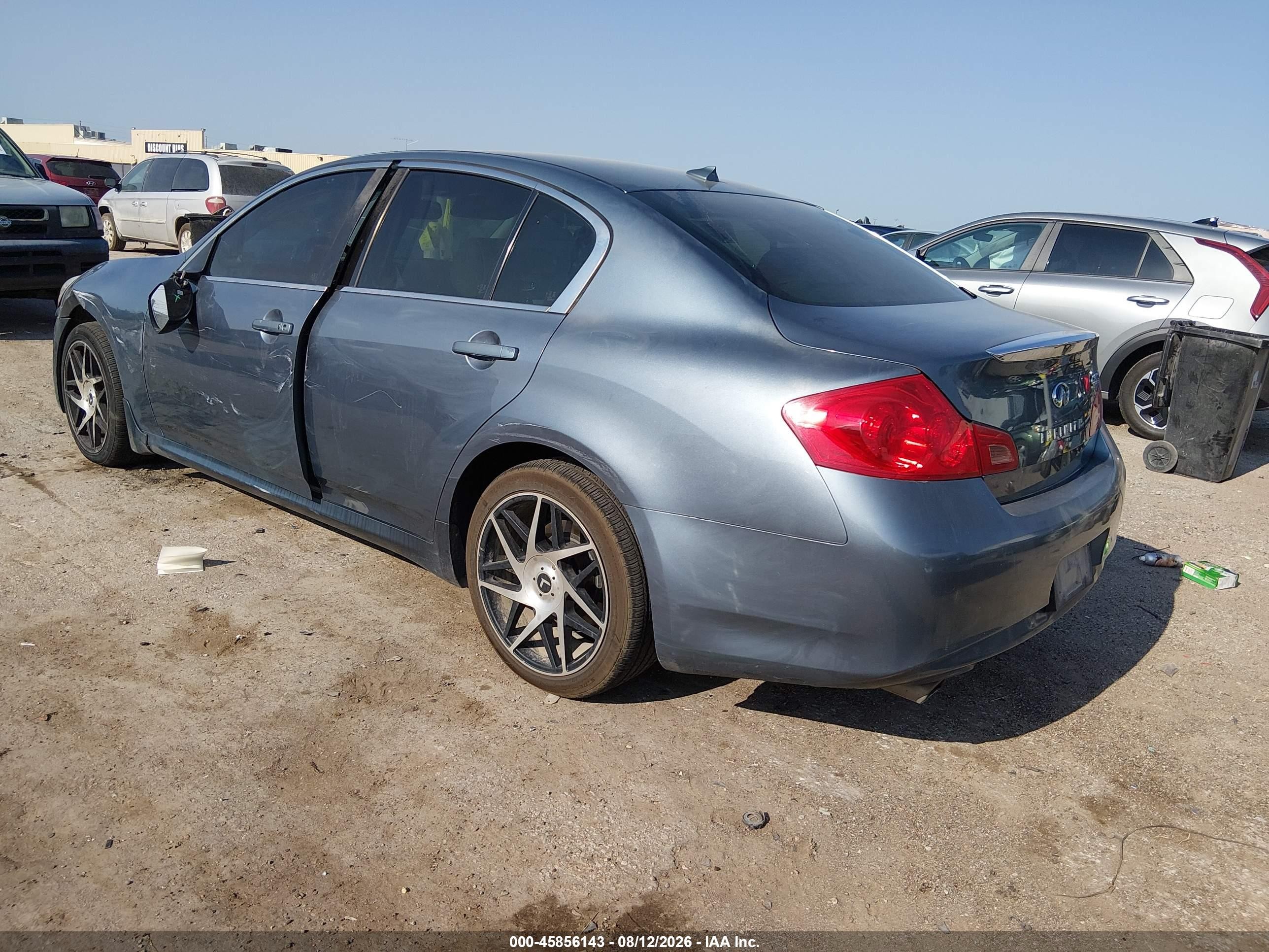 2008 Infiniti G35x   Blue vin: JNKBV61F28M260936