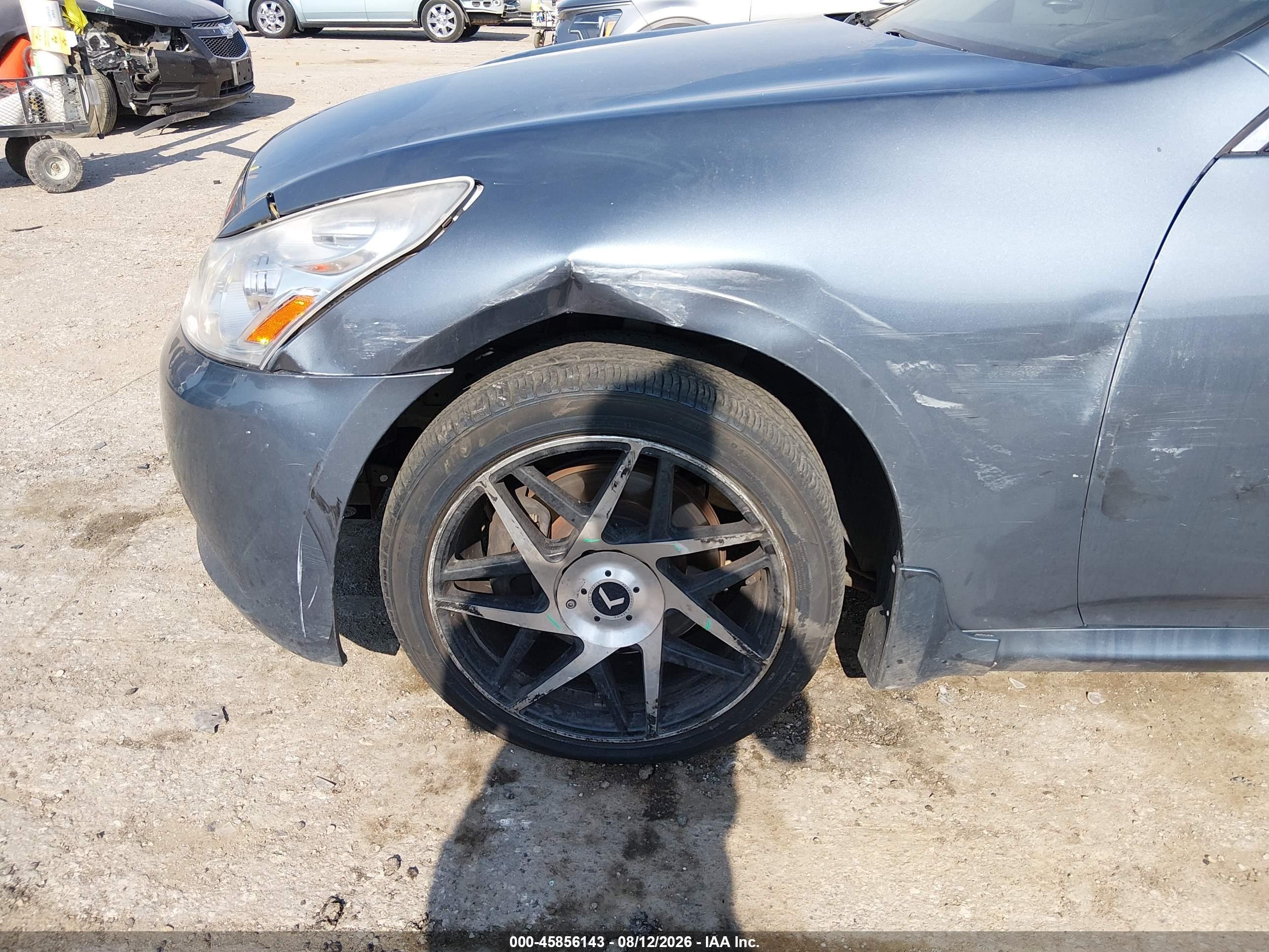 2008 Infiniti G35x   Blue vin: JNKBV61F28M260936