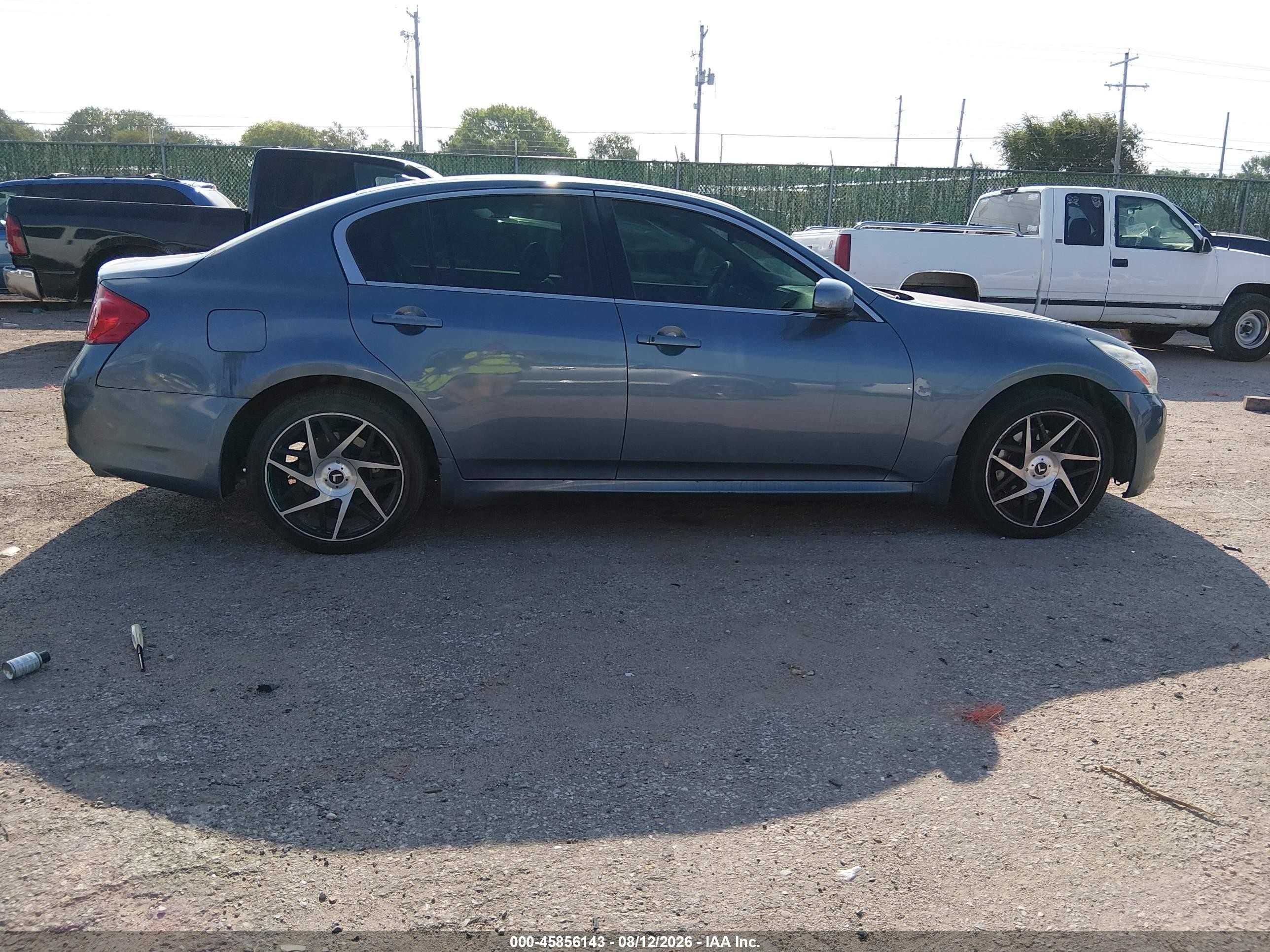 2008 Infiniti G35x   Blue vin: JNKBV61F28M260936