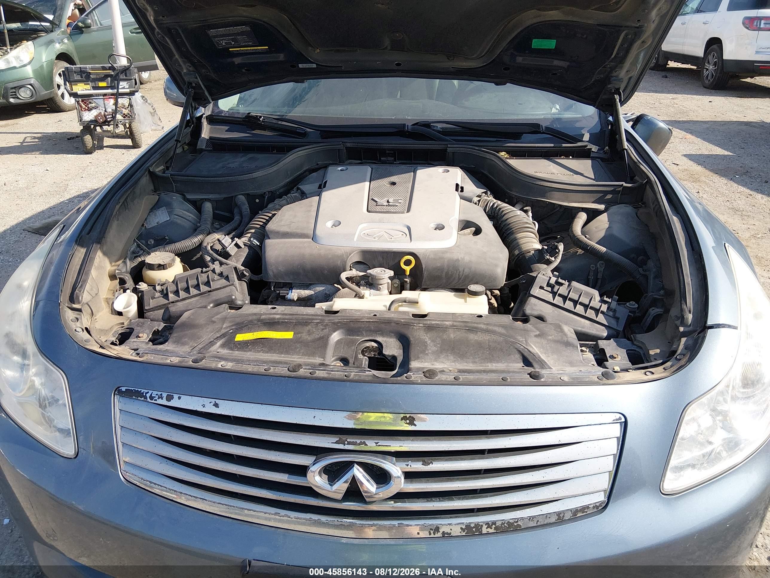 2008 Infiniti G35x   Blue vin: JNKBV61F28M260936
