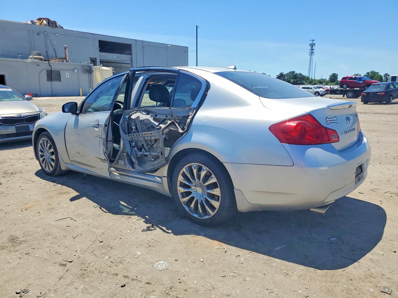 2008 Infiniti G35 X Silver vin: JNKBV61F28M264551