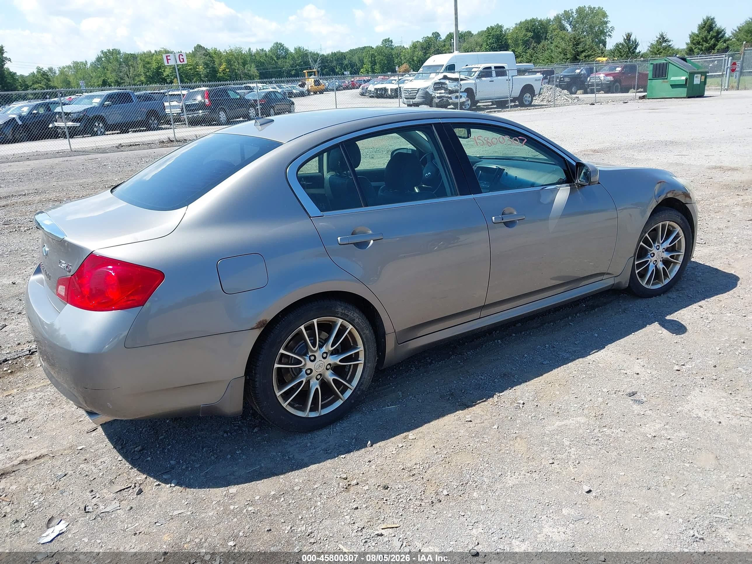 2008 Infiniti G35x   Tan vin: JNKBV61F28M276019