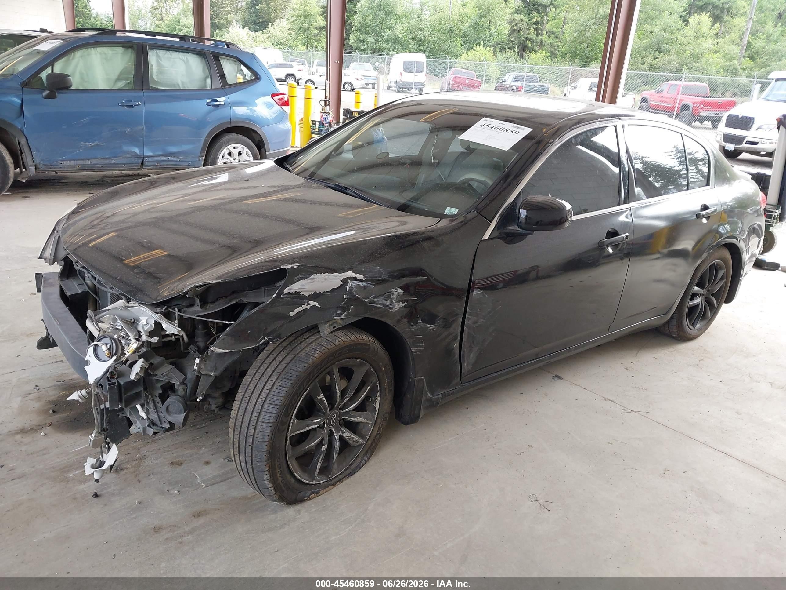 2007 Infiniti G35x   Black vin: JNKBV61F37M824706
