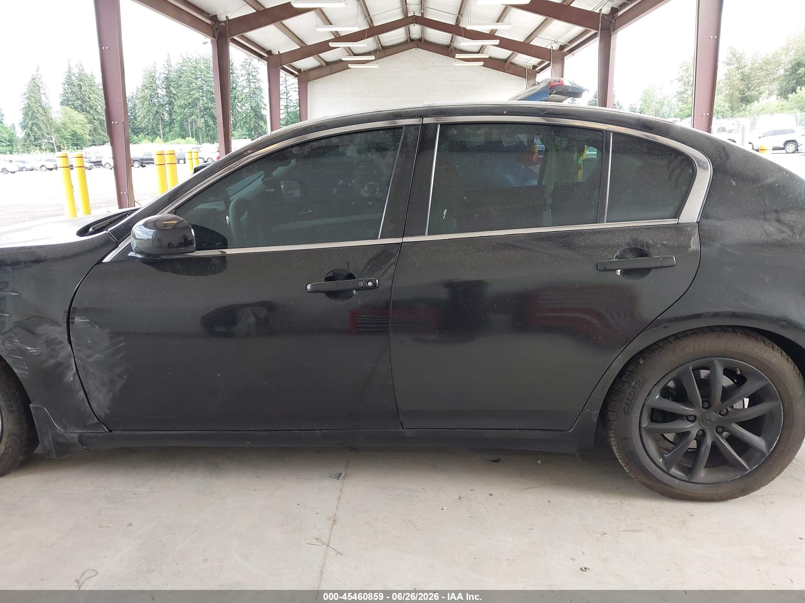 2007 Infiniti G35x   Black vin: JNKBV61F37M824706