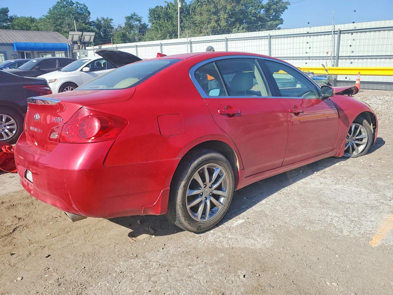 2008 Infiniti G35 X Red vin: JNKBV61F38M256684