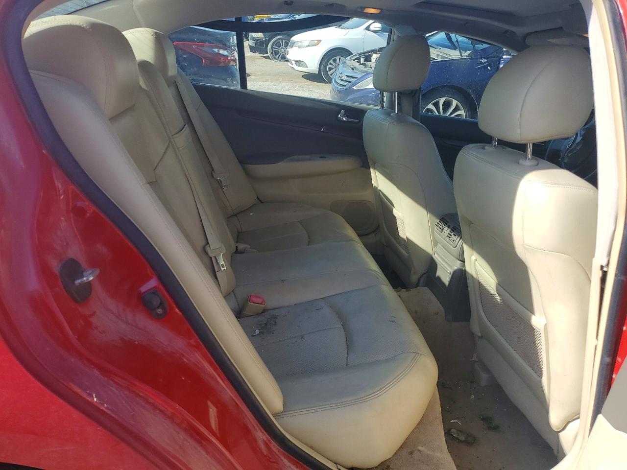 2008 Infiniti G35 X Red vin: JNKBV61F38M256684