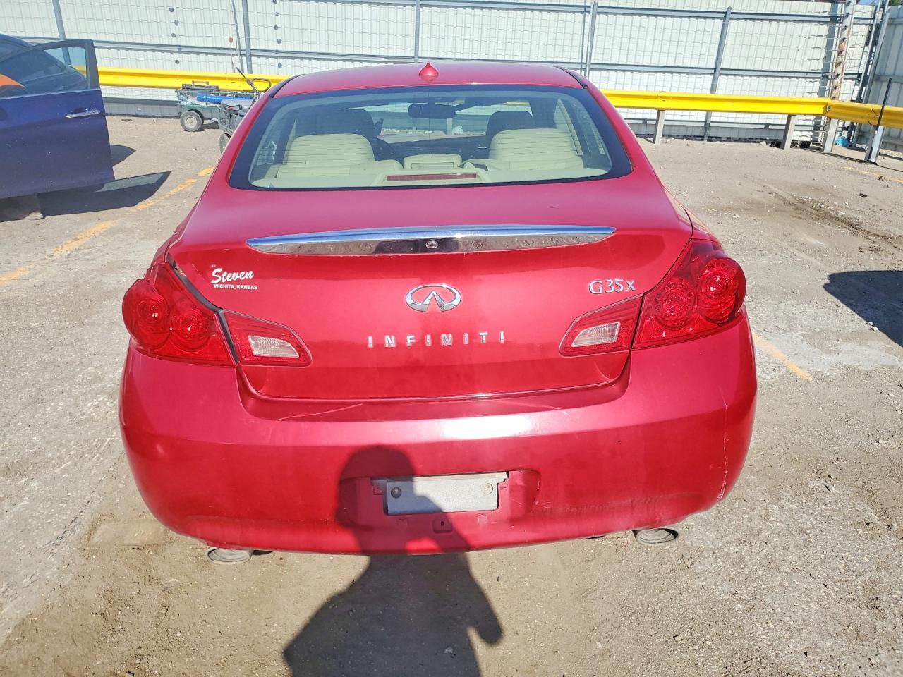 2008 Infiniti G35 X Red vin: JNKBV61F38M256684