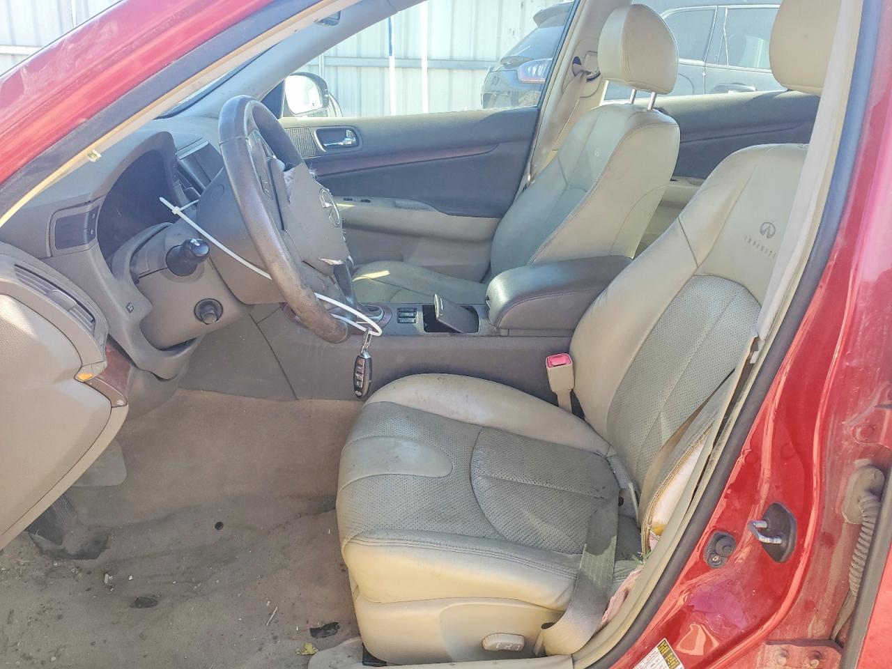 2008 Infiniti G35 X Red vin: JNKBV61F38M256684