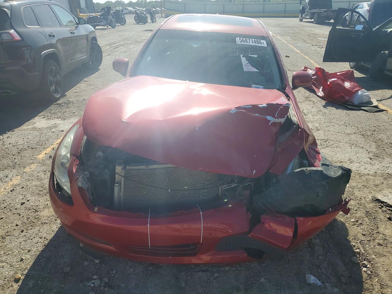 2008 Infiniti G35 X Red vin: JNKBV61F38M256684