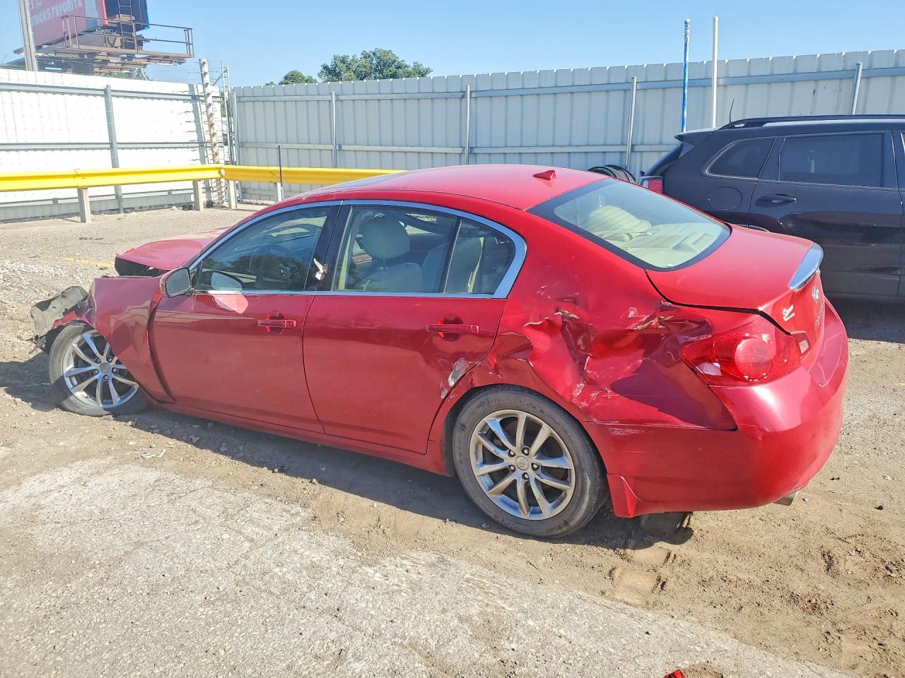 2008 Infiniti G35 X Red vin: JNKBV61F38M256684