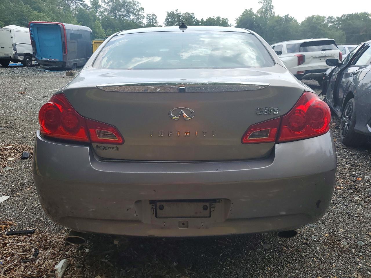 2008 Infiniti G35 X Silver vin: JNKBV61F38M261481