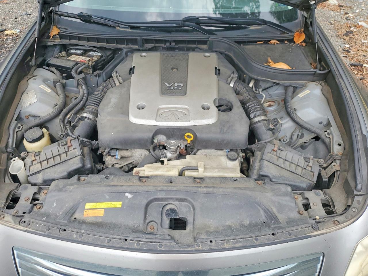 2008 Infiniti G35 X Silver vin: JNKBV61F38M261481
