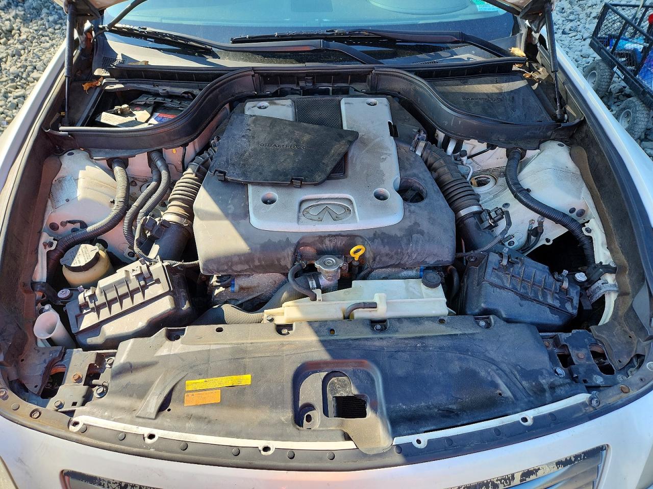 2008 Infiniti G35 X White vin: JNKBV61F38M266969