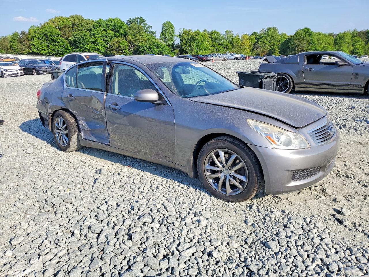 2007 Infiniti G35 X Gray vin: JNKBV61F47M810362