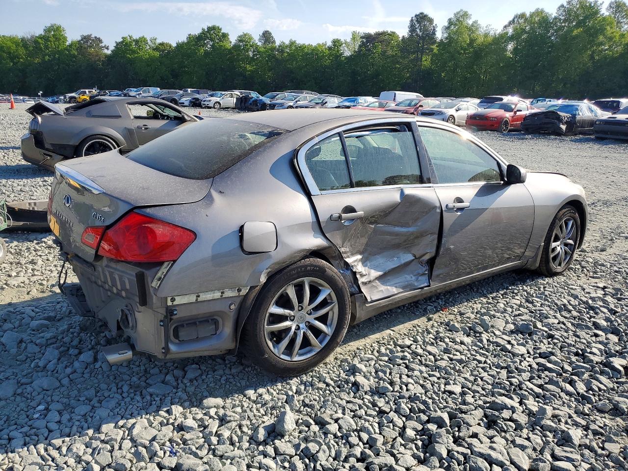 2007 Infiniti G35 X Gray vin: JNKBV61F47M810362