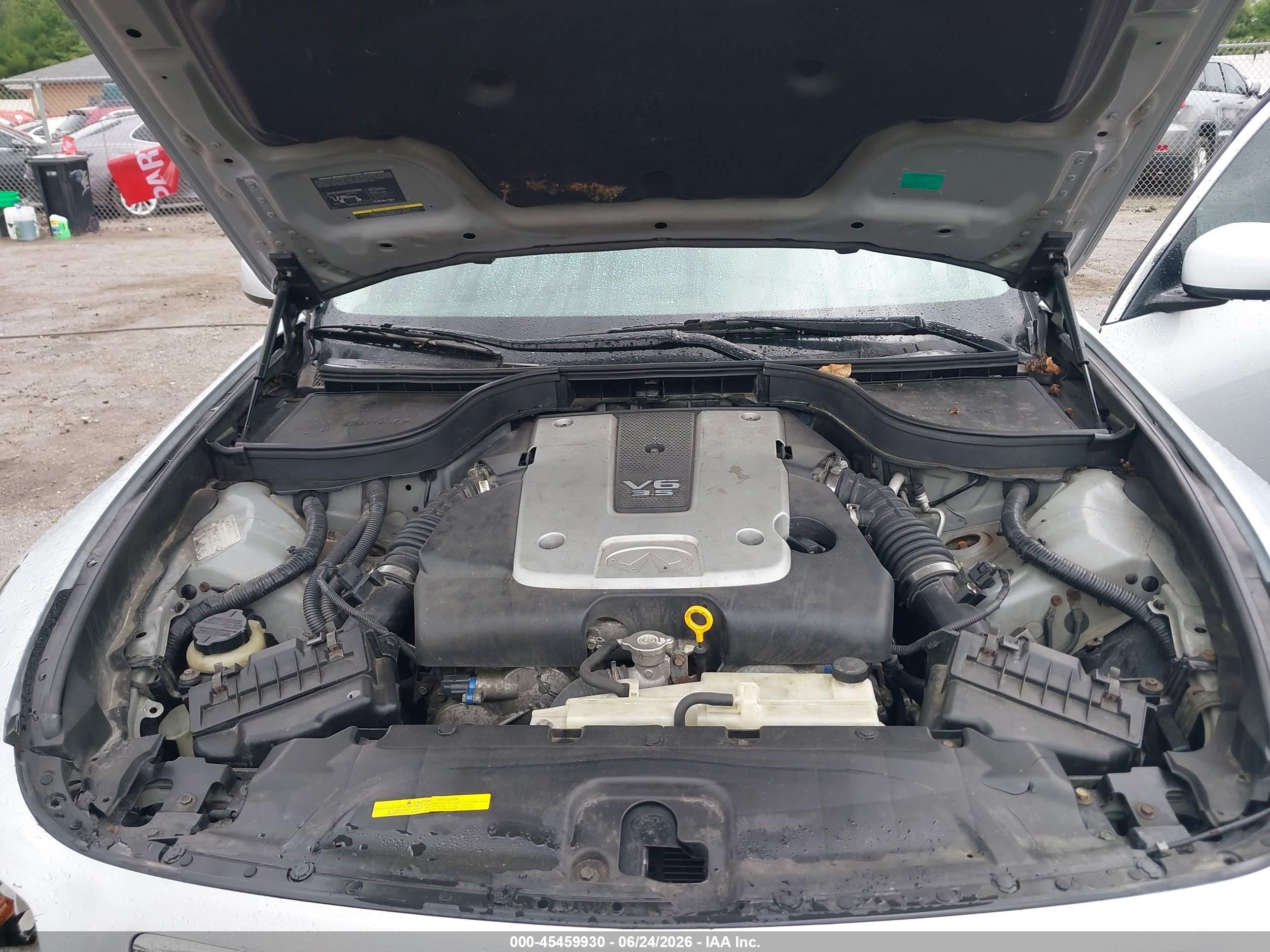 2007 Infiniti G35x   Silver vin: JNKBV61F47M814914
