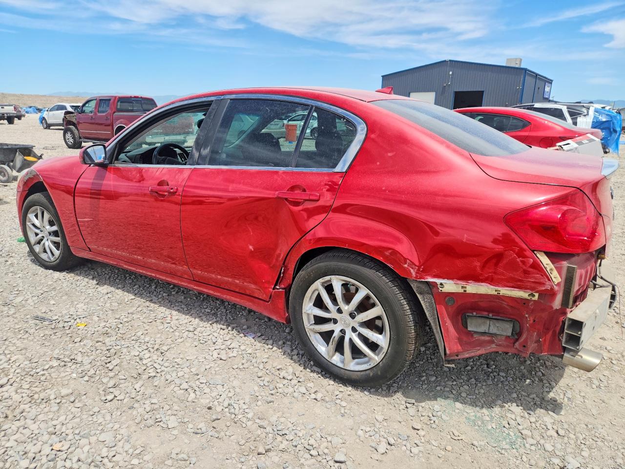 2008 Infiniti G35 X Красный vin: JNKBV61F48M251977