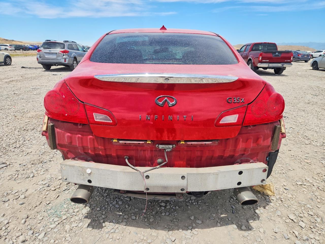 2008 Infiniti G35 X Красный vin: JNKBV61F48M251977