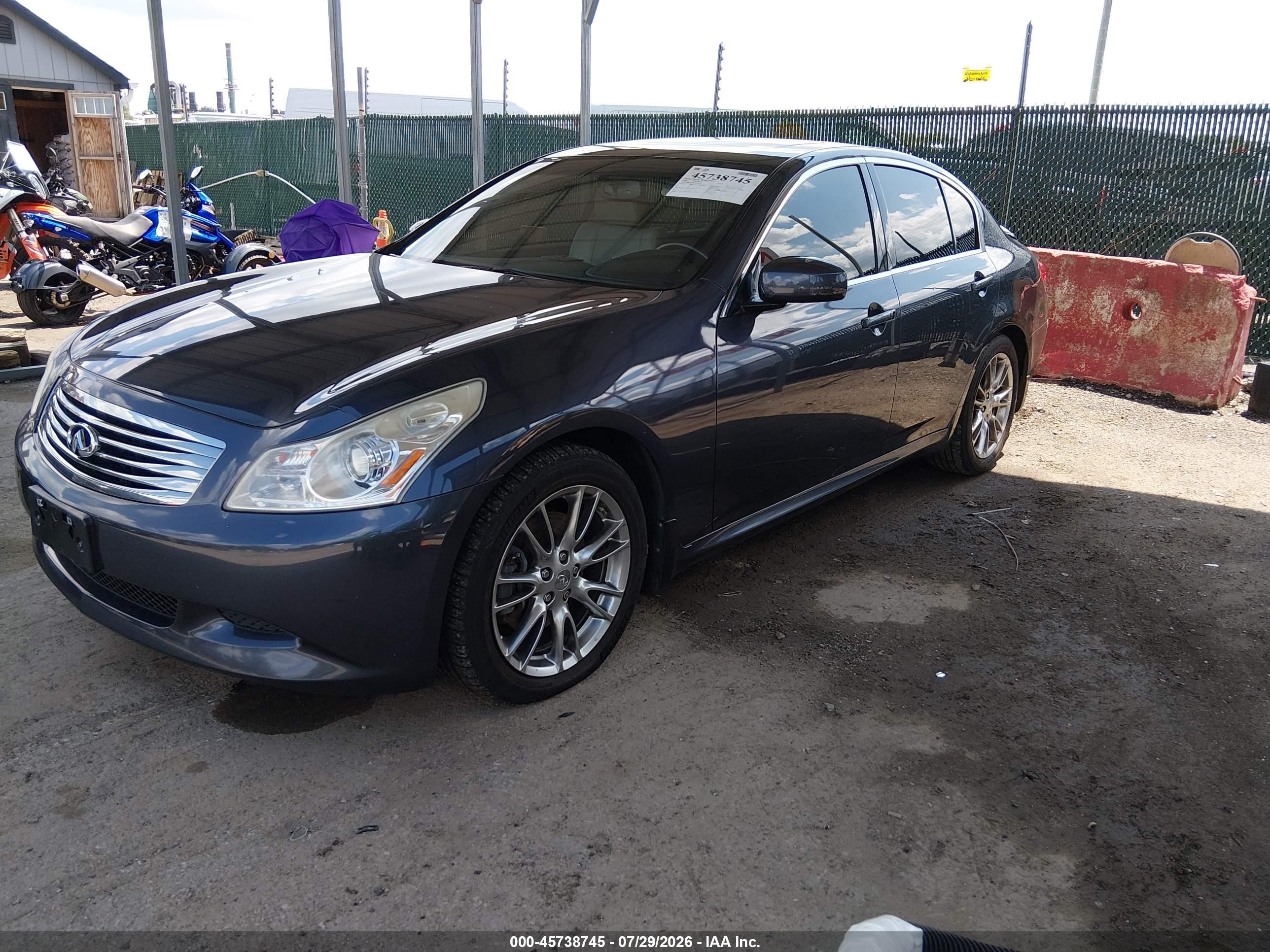 2008 Infiniti G35x   Gray vin: JNKBV61F48M265913