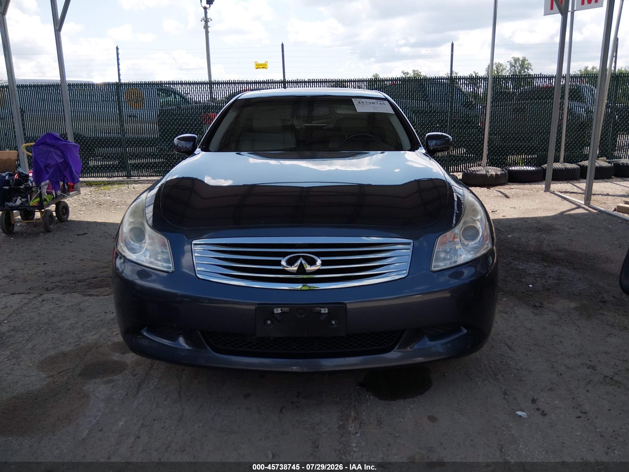 2008 Infiniti G35x   Gray vin: JNKBV61F48M265913
