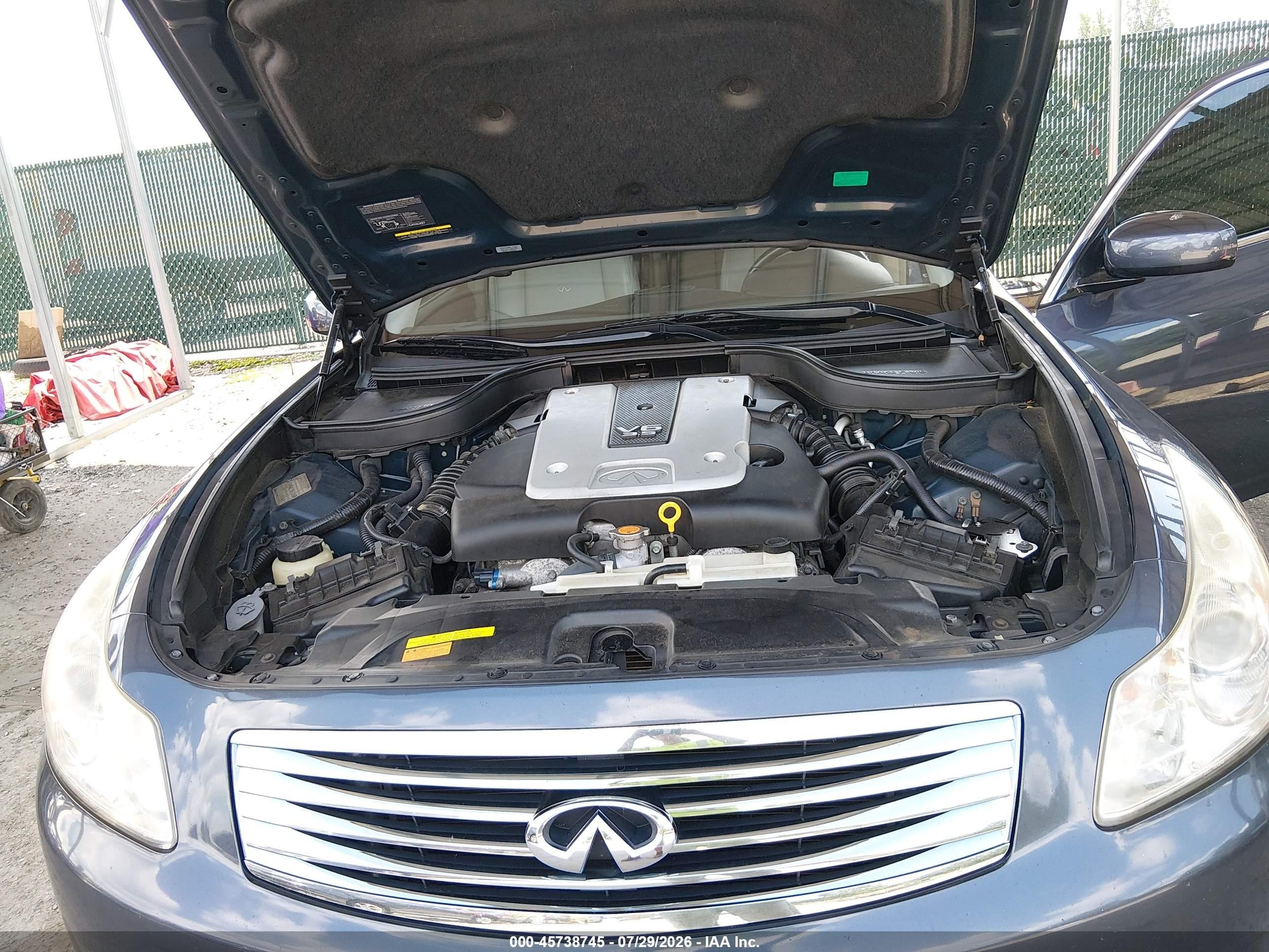 2008 Infiniti G35x   Gray vin: JNKBV61F48M265913