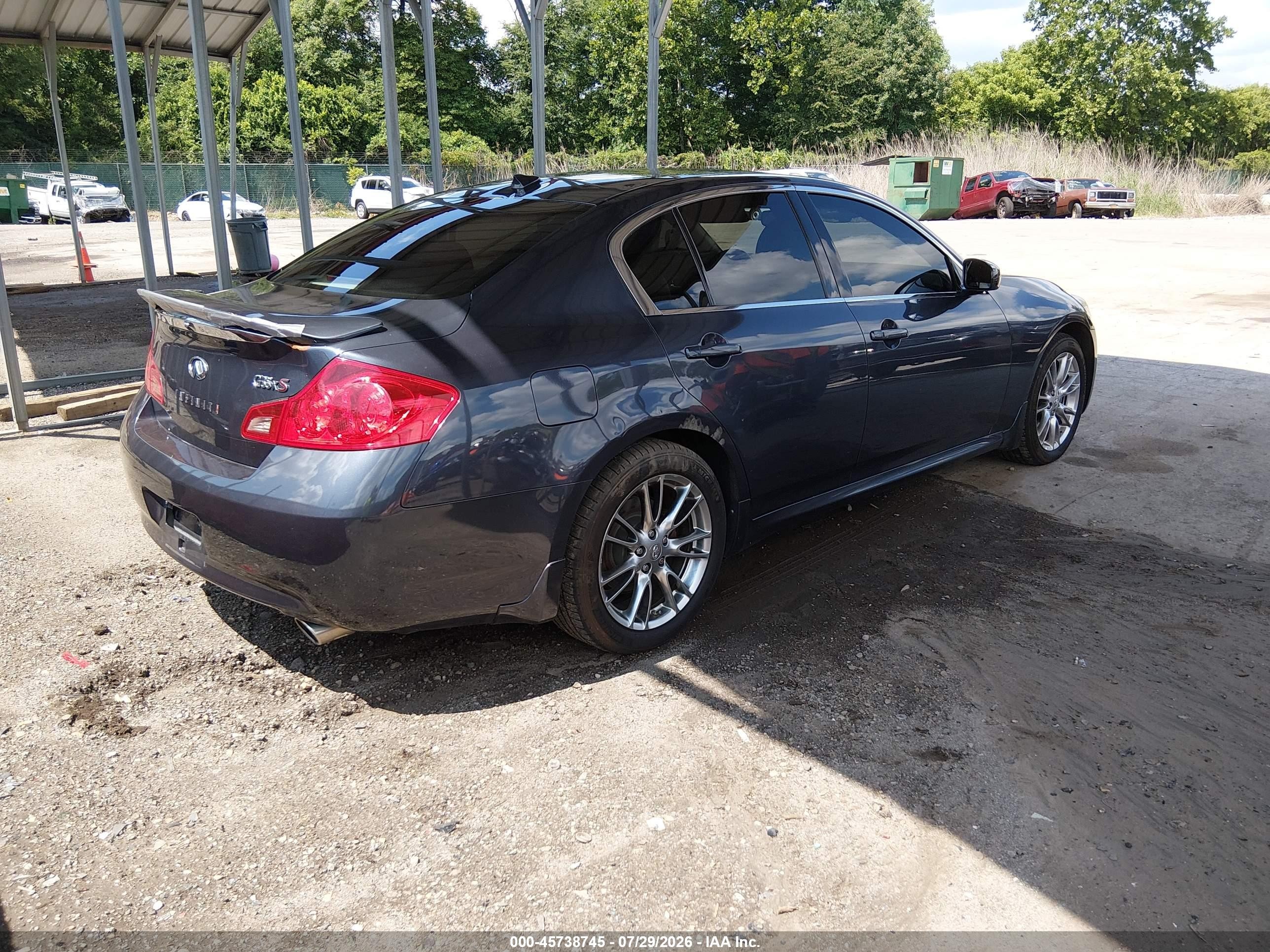2008 Infiniti G35x   Gray vin: JNKBV61F48M265913