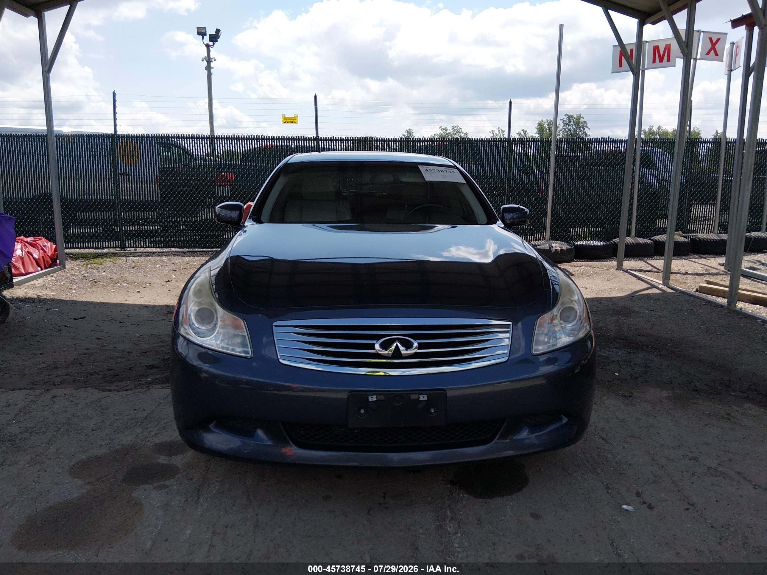 2008 Infiniti G35x   Gray vin: JNKBV61F48M265913