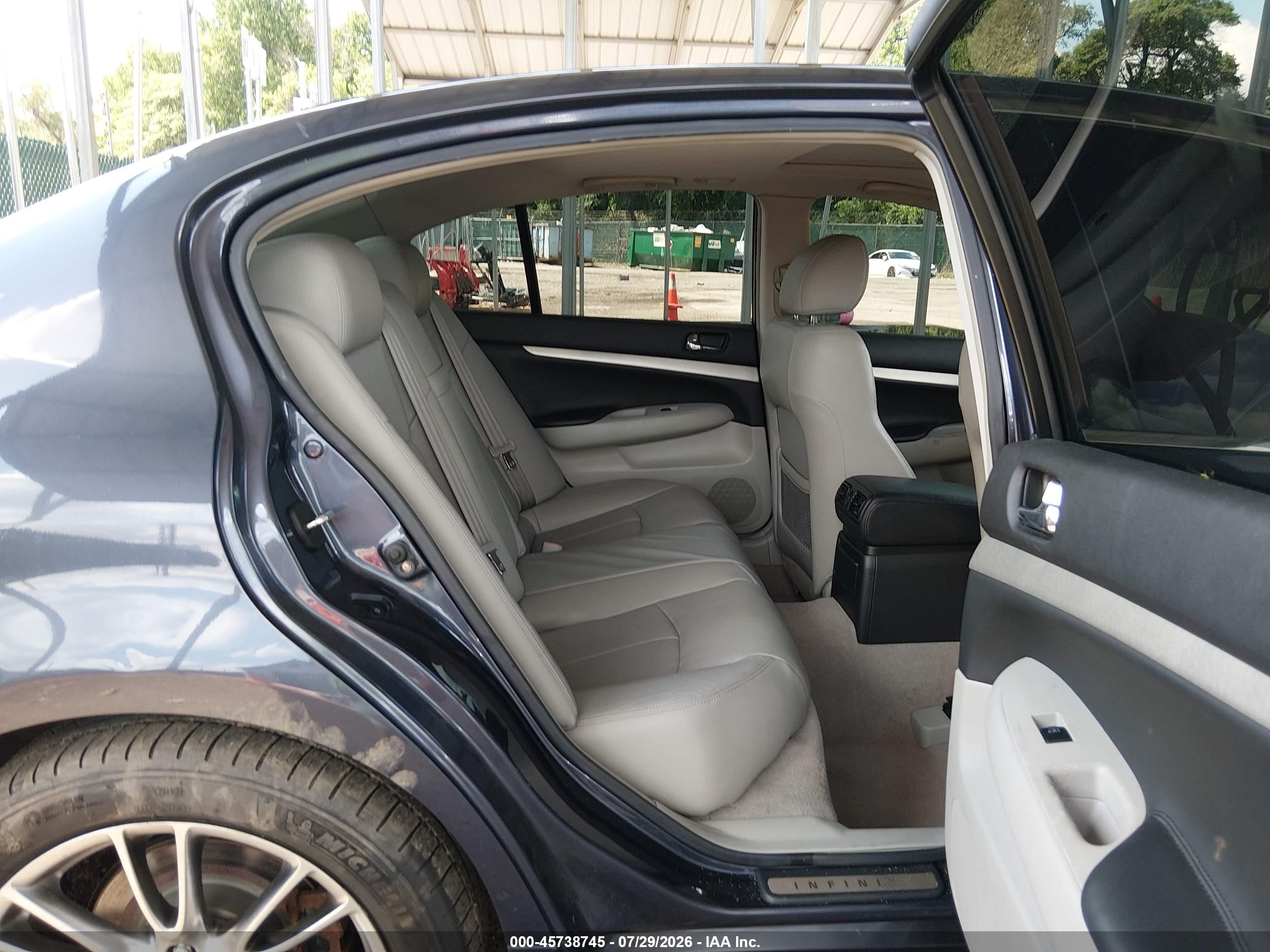2008 Infiniti G35x   Gray vin: JNKBV61F48M265913