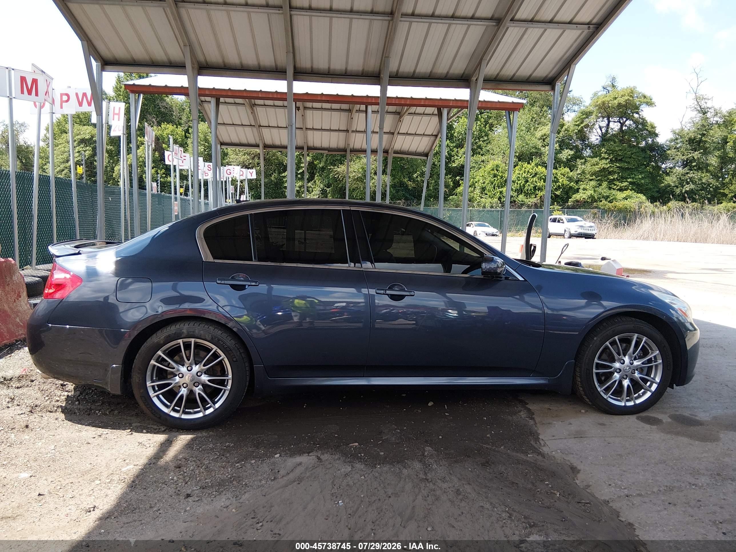 2008 Infiniti G35x   Gray vin: JNKBV61F48M265913