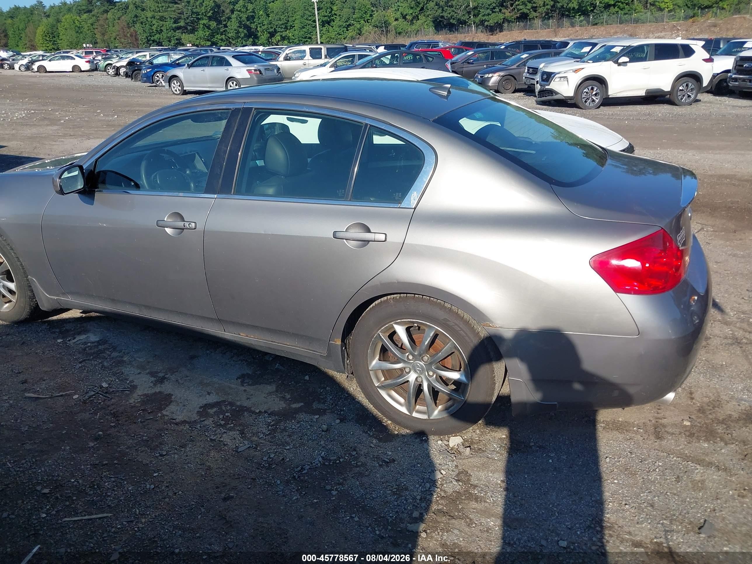 2008 Infiniti G35x   Серый vin: JNKBV61F48M266561