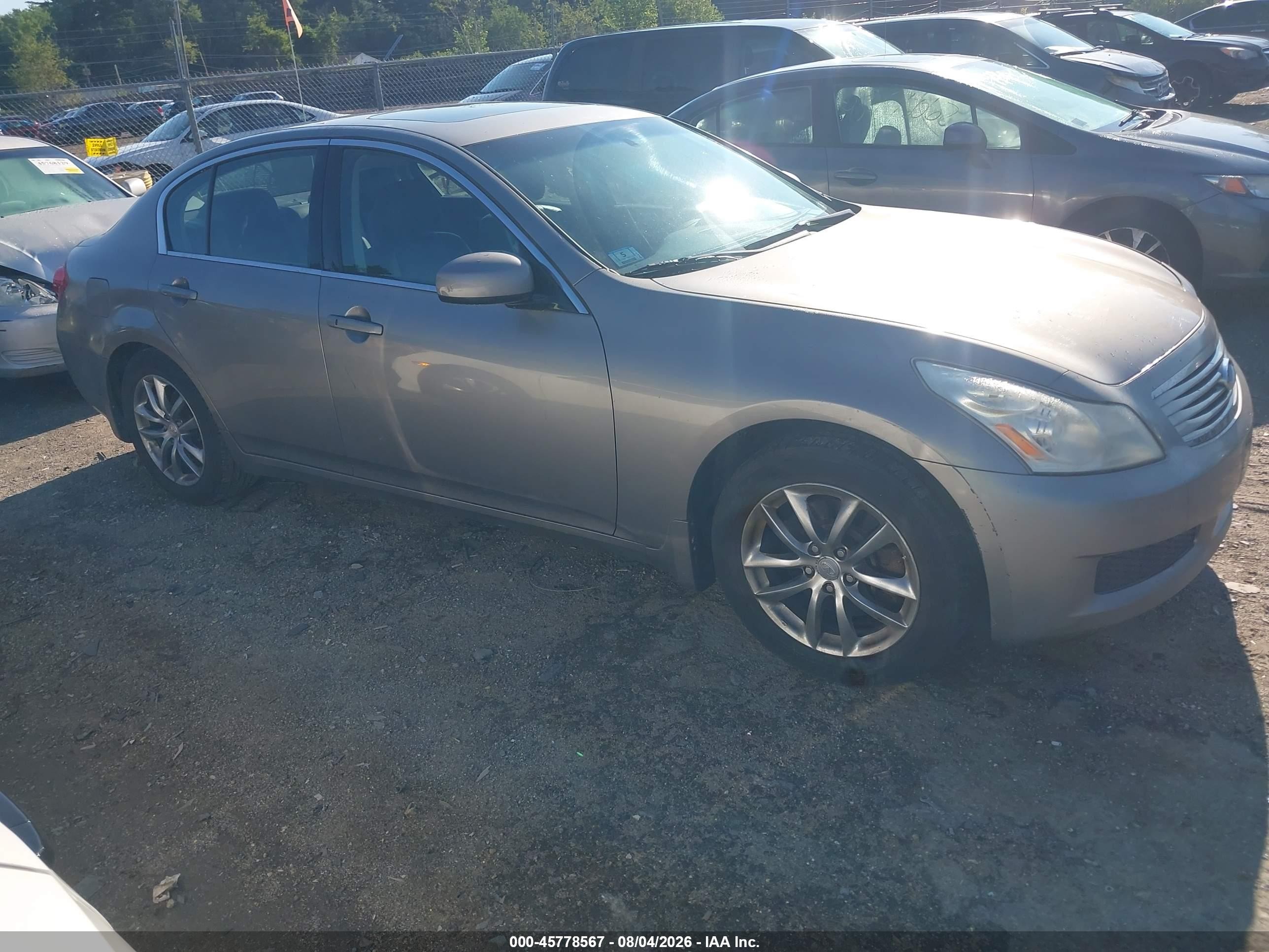 2008 Infiniti G35x   Серый vin: JNKBV61F48M266561