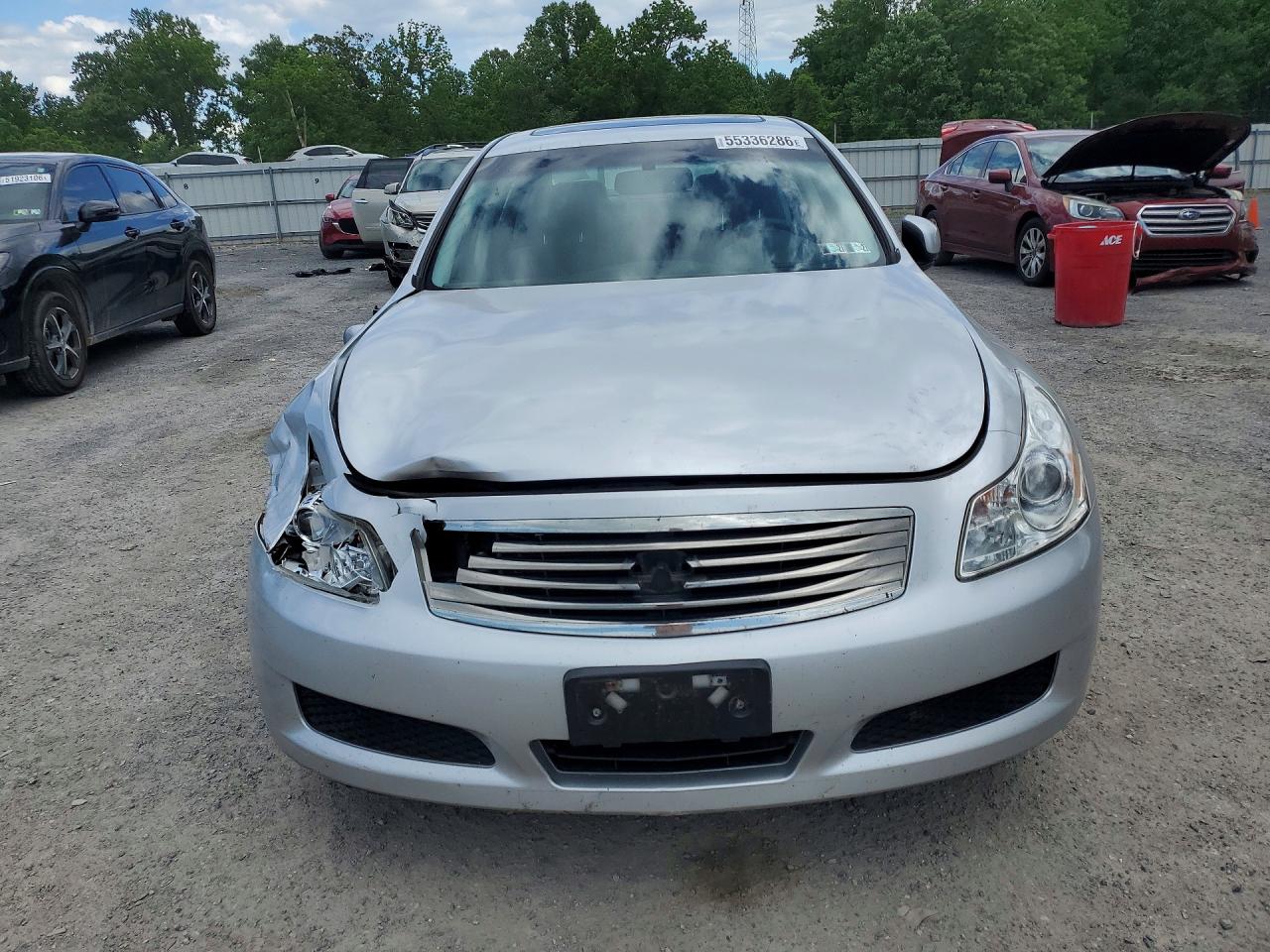 2008 Infiniti G35 X Silver vin: JNKBV61F48M278421