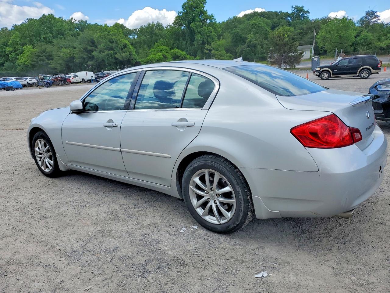 2008 Infiniti G35 X Silver vin: JNKBV61F48M278421