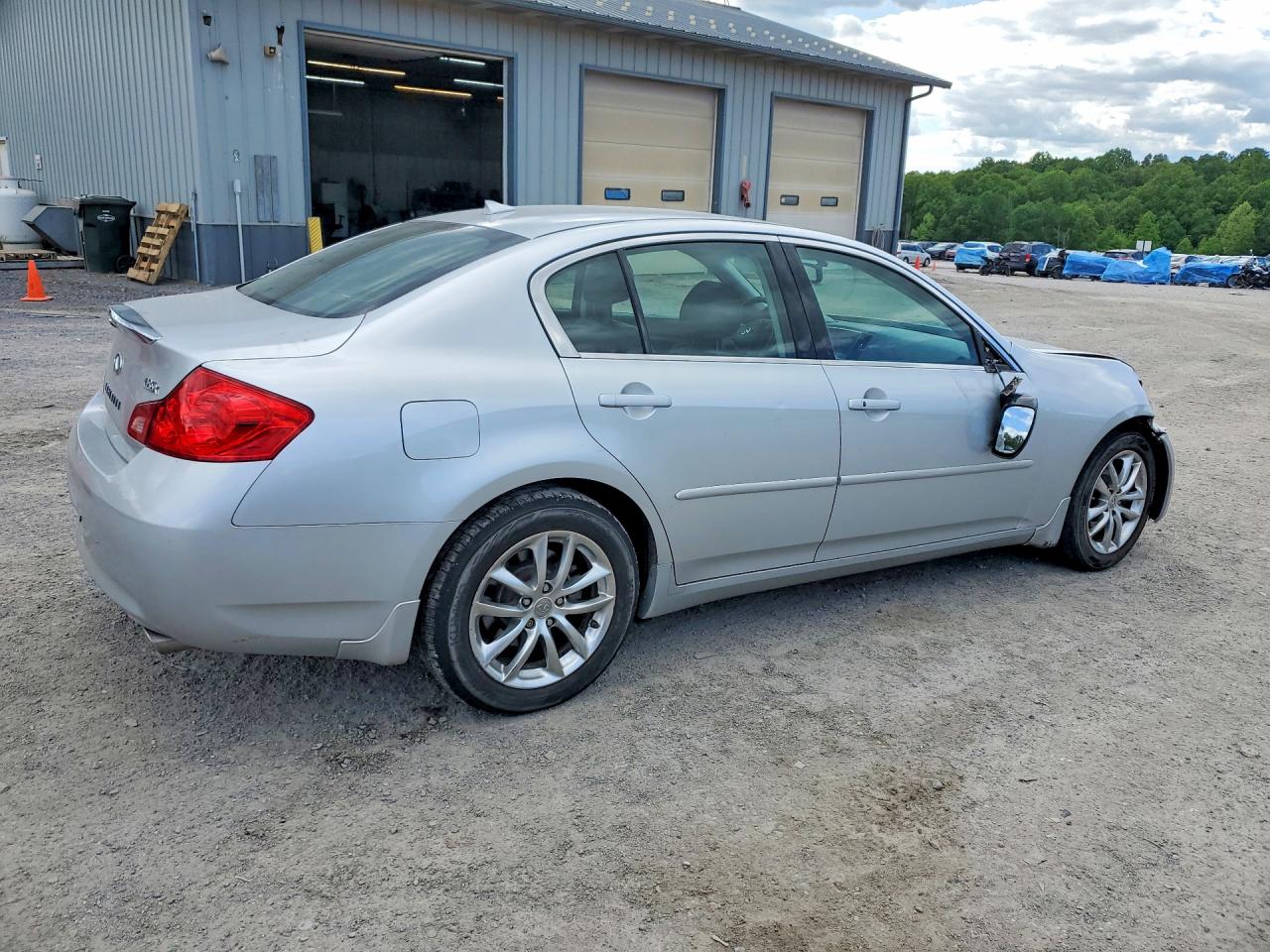 2008 Infiniti G35 X Silver vin: JNKBV61F48M278421