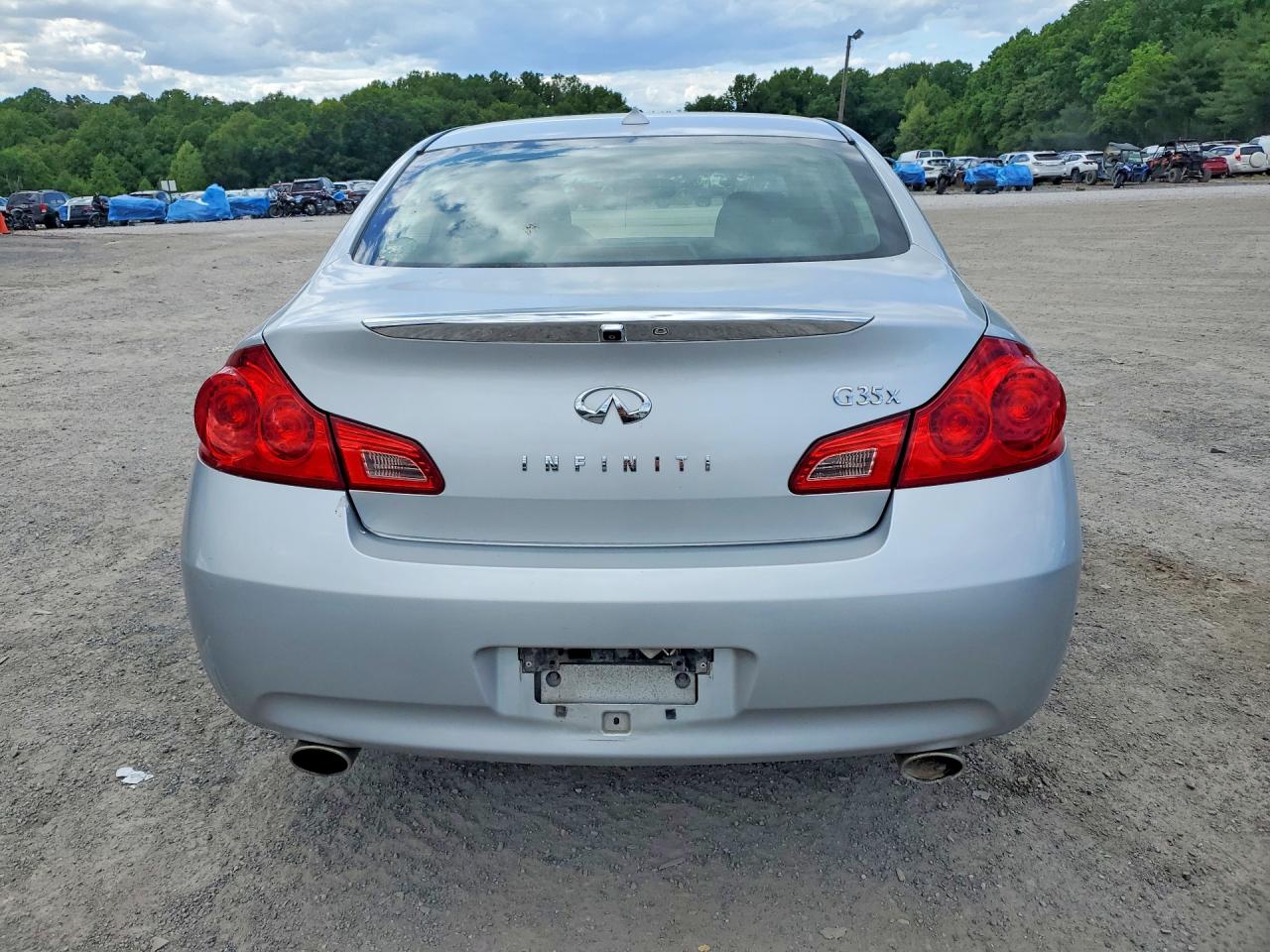 2008 Infiniti G35 X Silver vin: JNKBV61F48M278421
