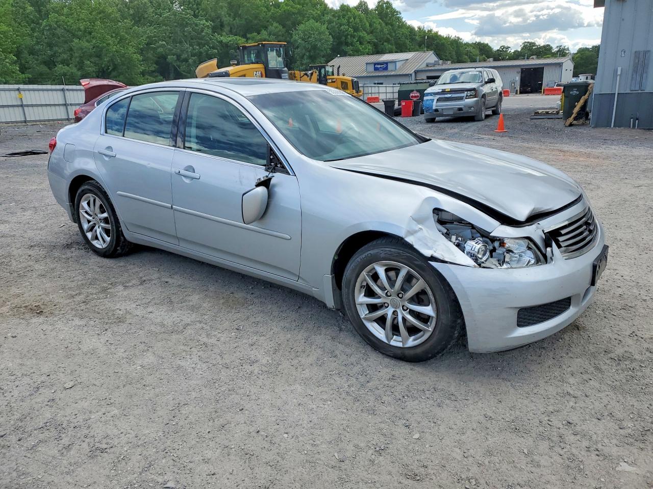 2008 Infiniti G35 X Silver vin: JNKBV61F48M278421