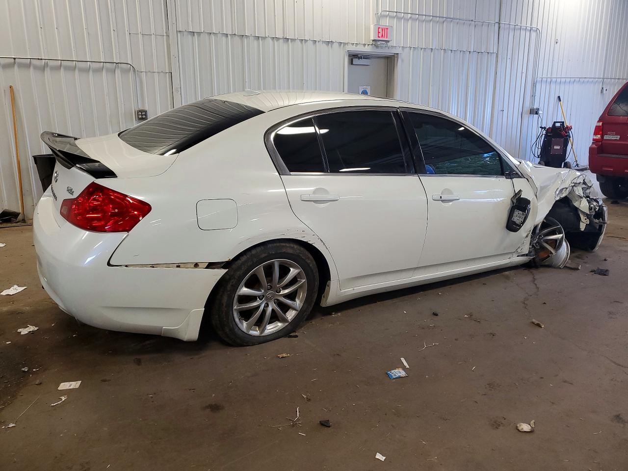 2008 Infiniti G35 X White vin: JNKBV61F48M278709
