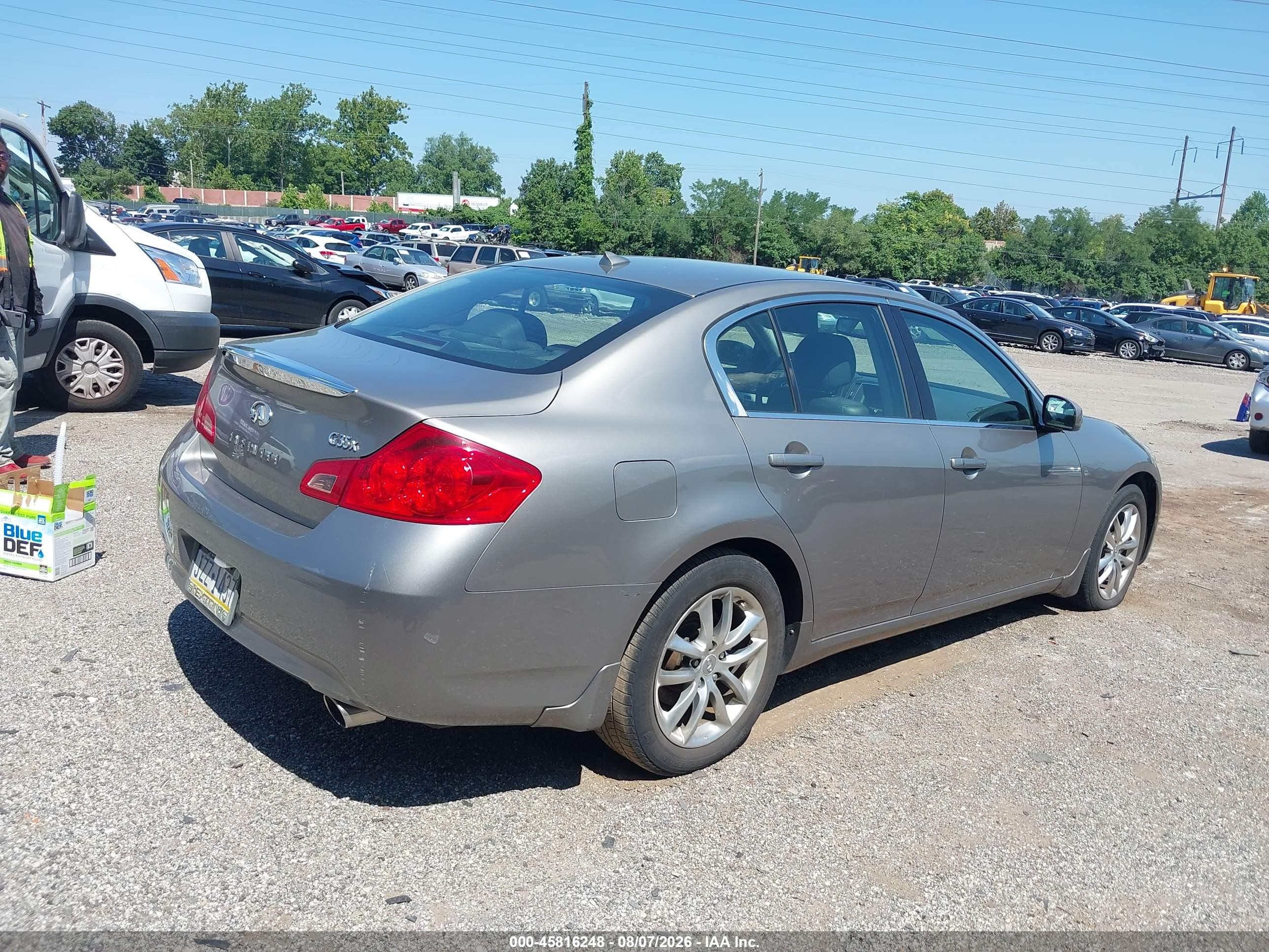 2008 Infiniti G35x   Золотой vin: JNKBV61F48M279133