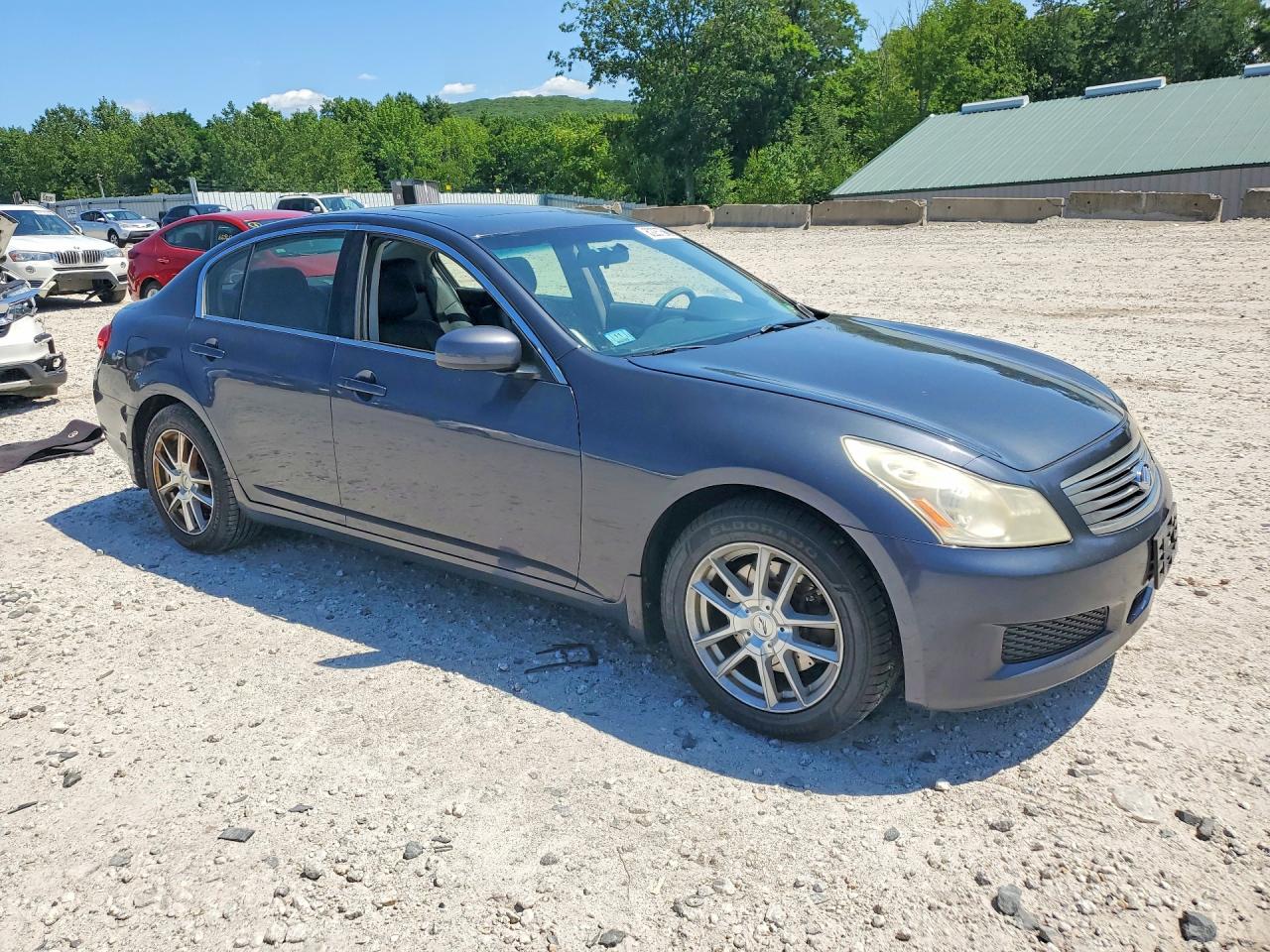 2007 Infiniti G35 X Blue vin: JNKBV61F57M810208