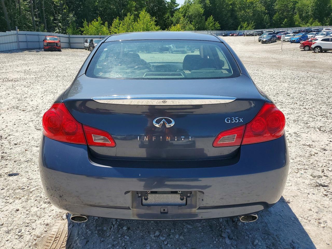 2007 Infiniti G35 X Blue vin: JNKBV61F57M810208