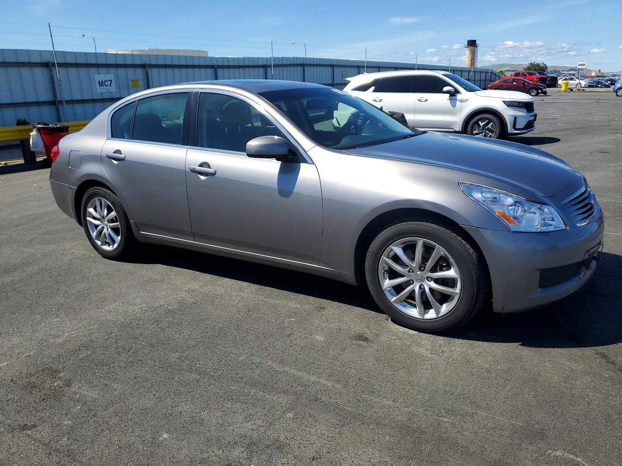 2007 Infiniti G35 X Gray vin: JNKBV61F57M812623