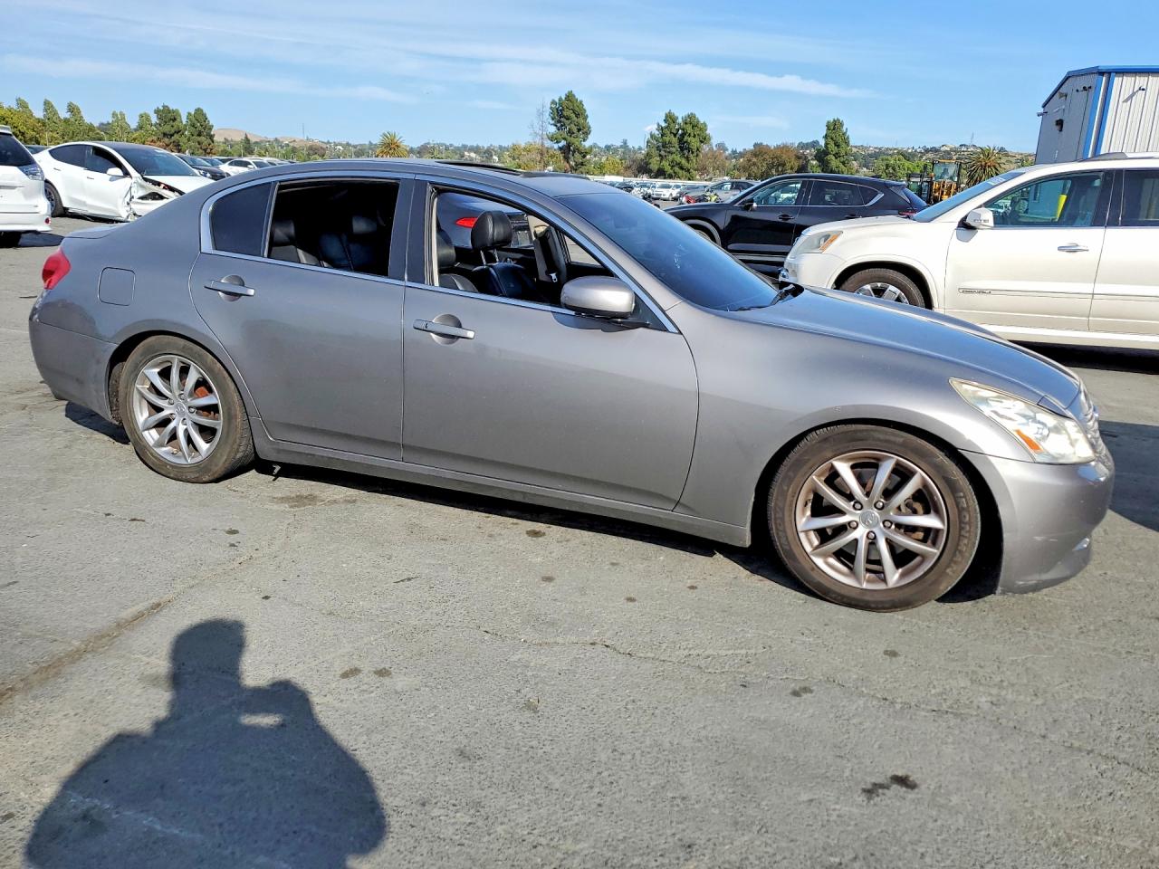 2008 Infiniti G35 X Серебряный vin: JNKBV61F58M252975